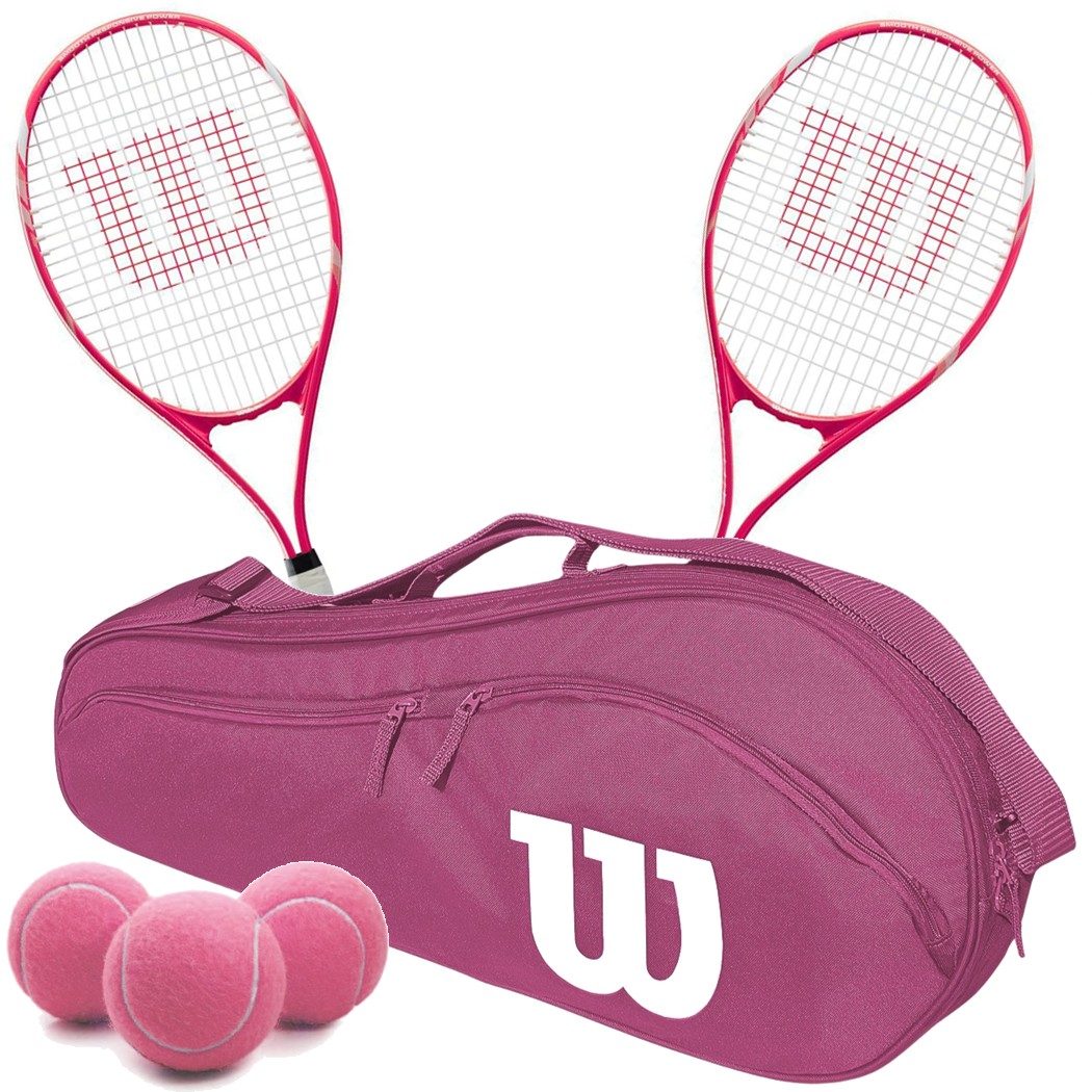 Wilson Tempest Pro Lite Tennis Racquet Doubles Bundle w an Advantage 2.5 Tennis Bag and 3 Pink Tennis Balls Questions & Answers