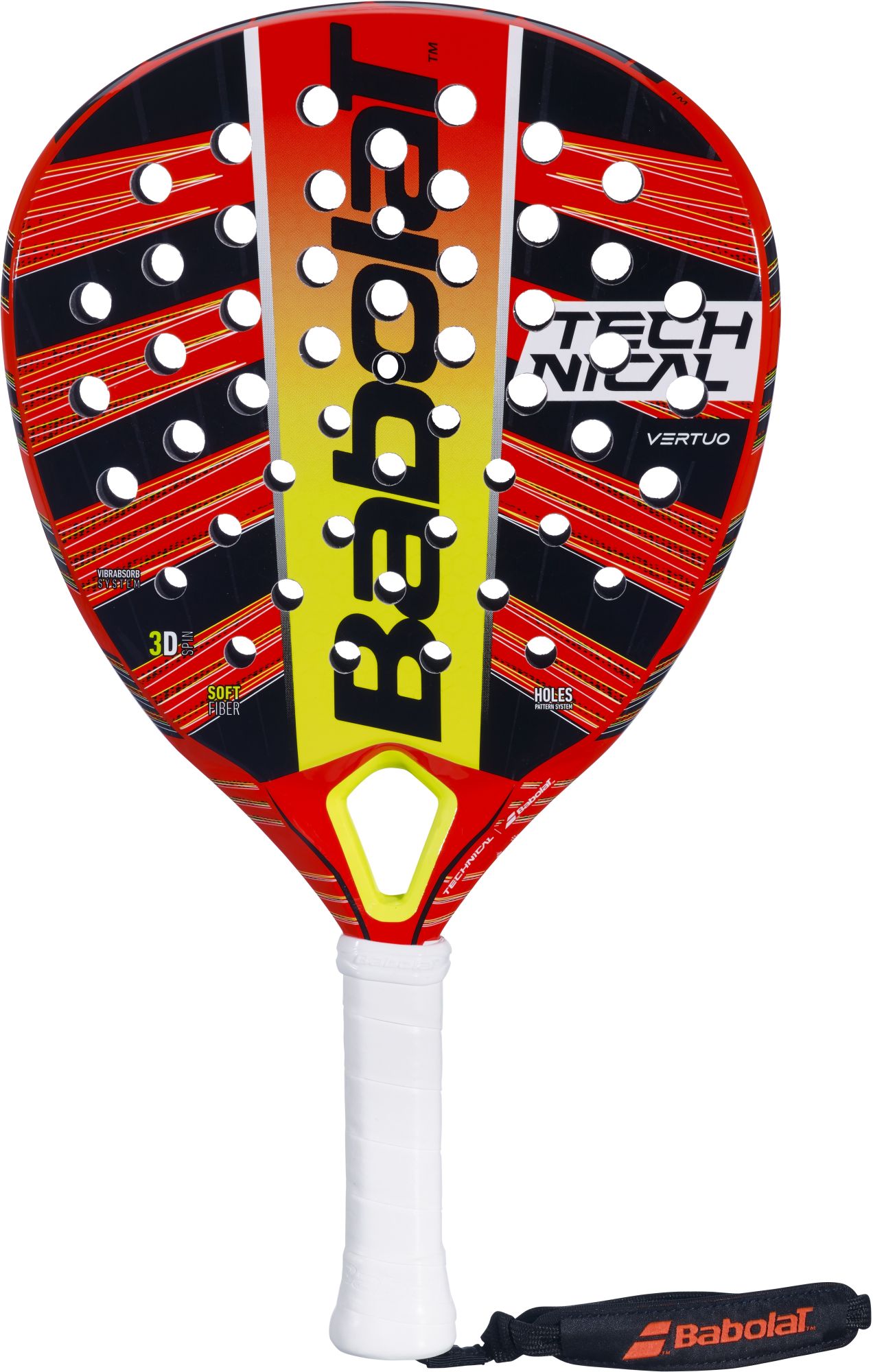 Babolat Technical Vertuo Padel Racket (Red/Black/Yellow) Questions & Answers