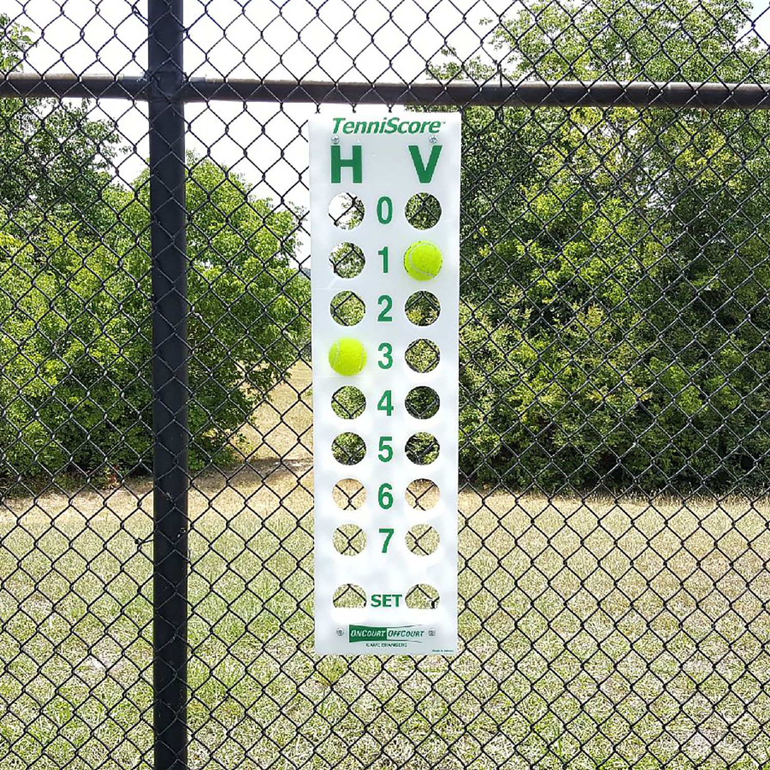 Where is the TenniScore Portable Tennis Scorekeeper manufactured?